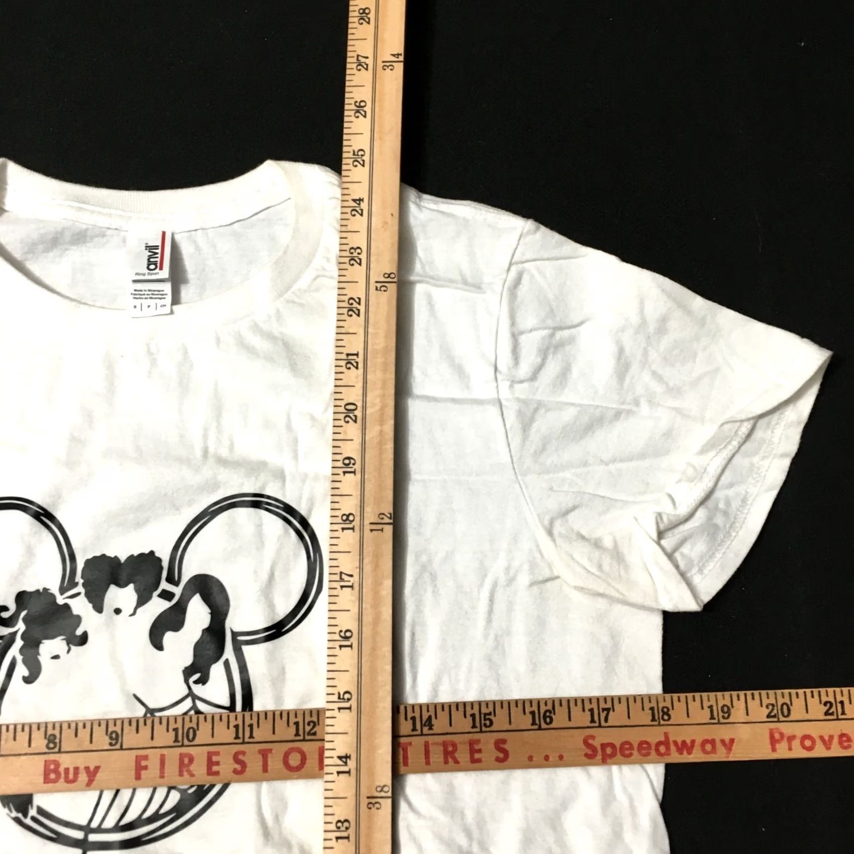 Anvil Hocus Pocus T-Shirt Women's Small White Size S / US 4 / IT 40 - 7 Thumbnail