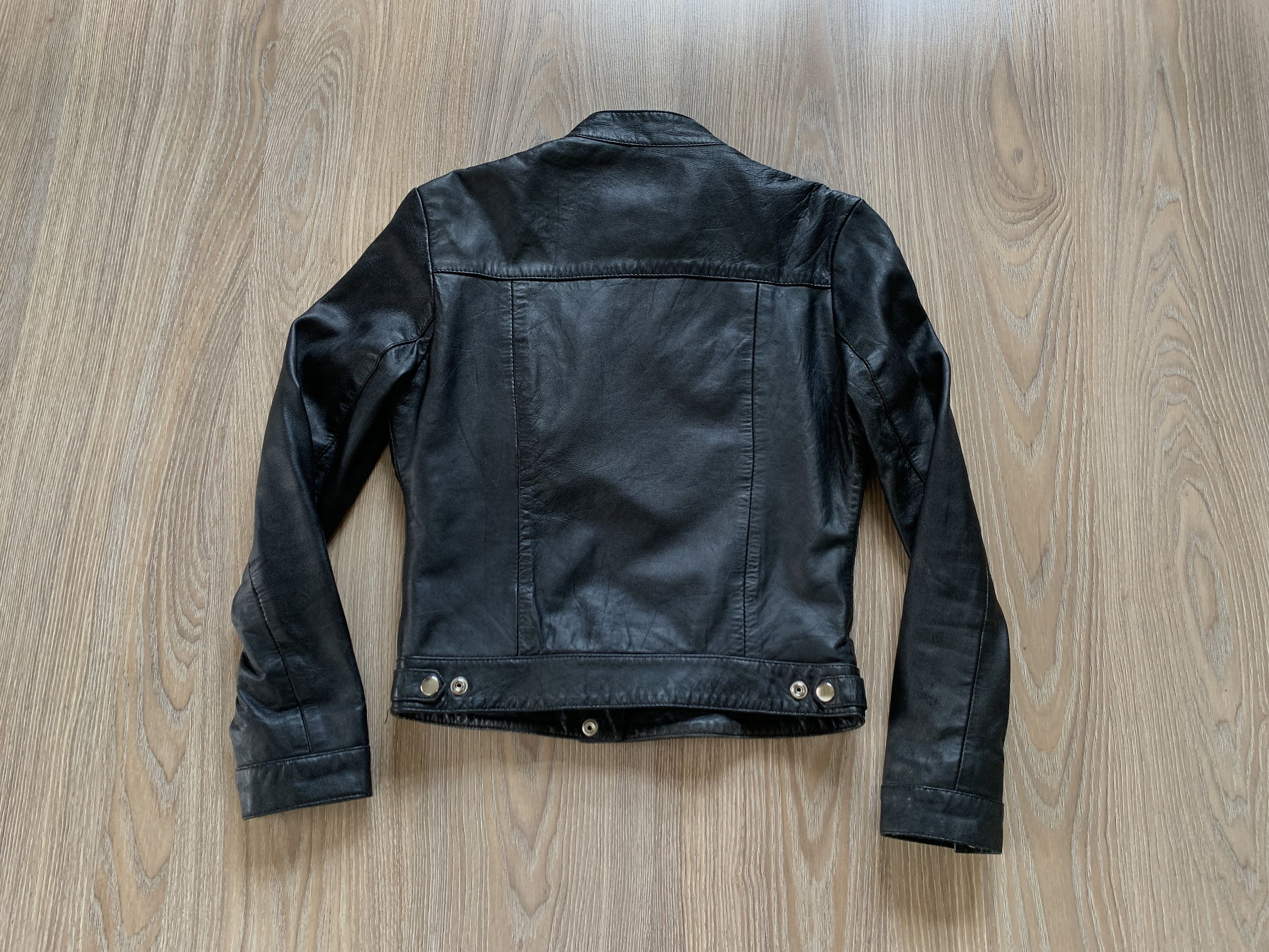 Other Women's Vintage Heritage Leather International Biker Jacket Size M / US 6-8 / IT 42-44 - 3 Thumbnail