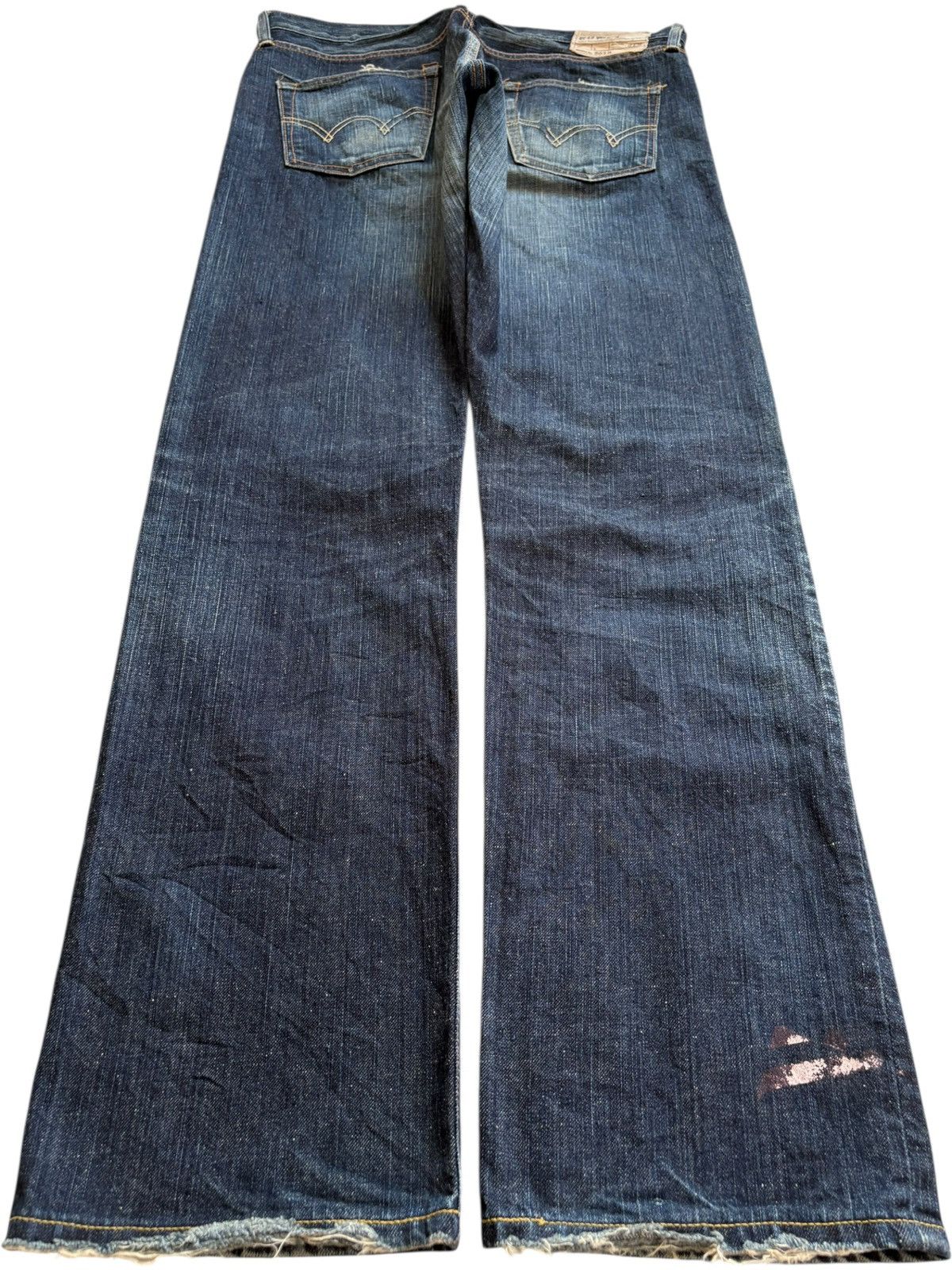 Edwin Vintage Edwin 503R Blue Wash Loose Jeans Size US 34 / EU 50 - 2 Thumbnail