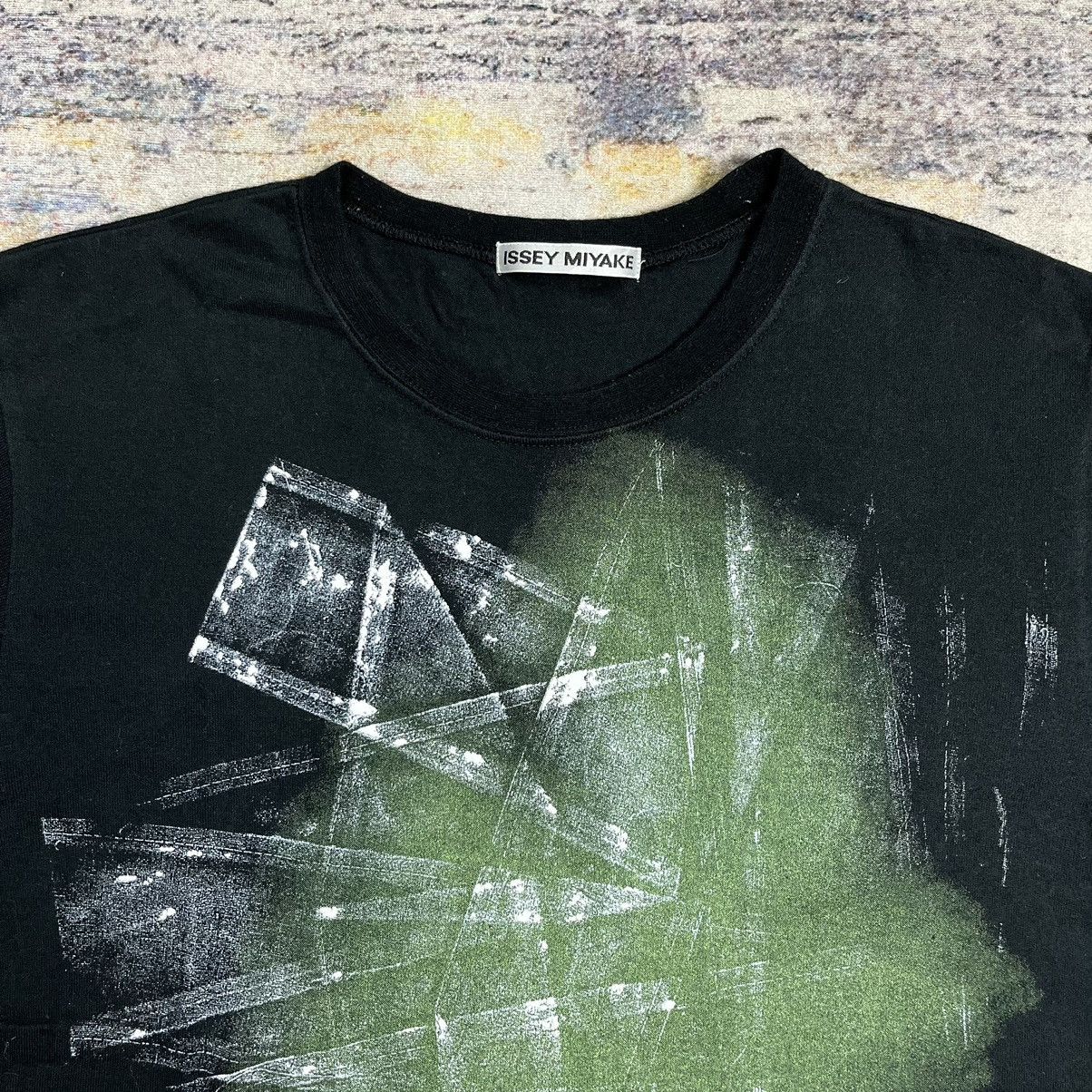 Issey Miyake × Japanese Brand Issey Miyake abstrack print t shirt Size US S / EU 44-46 / 1 - 2 Thumbnail