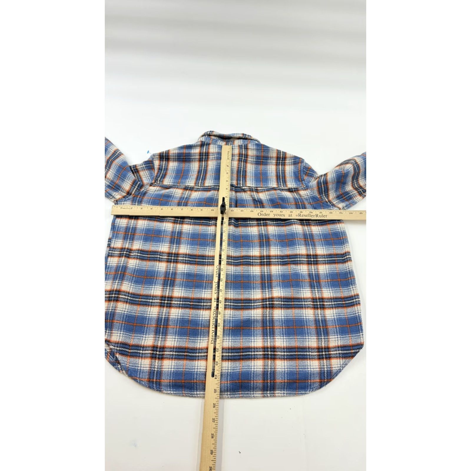 American Eagle Outfitters American Eagle Outfitters Shirt Womens Small Blue Plaid Flannel Long Sleeve Size S / US 4 / IT 40 - 6 Thumbnail