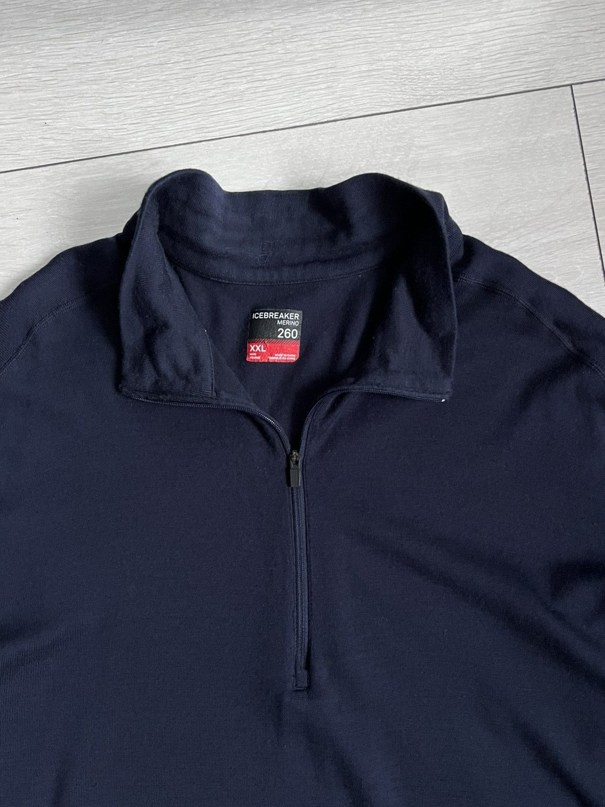 Icebreaker Icebreaker 100% Merino Wool 1/3 Zip Sweater Size US XXL / EU 58 / 5 - 4 Thumbnail