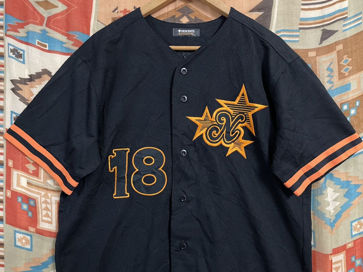 Japanese Brand Vintage Japan Baseball Jersey XL J League Softball Descente Size US XL / EU 56 / 4 - 2 Thumbnail