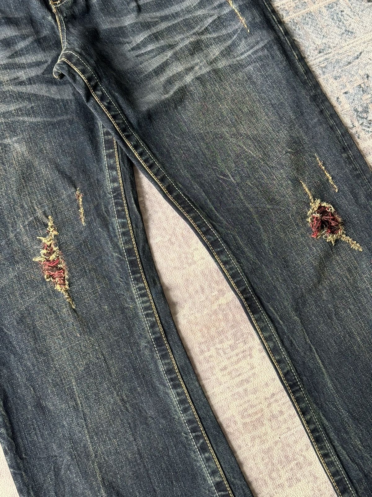 semanticdesign Vintage Semantic Design Tactical Flared Denim / Tornado Mart Size US 35 - 6 Thumbnail