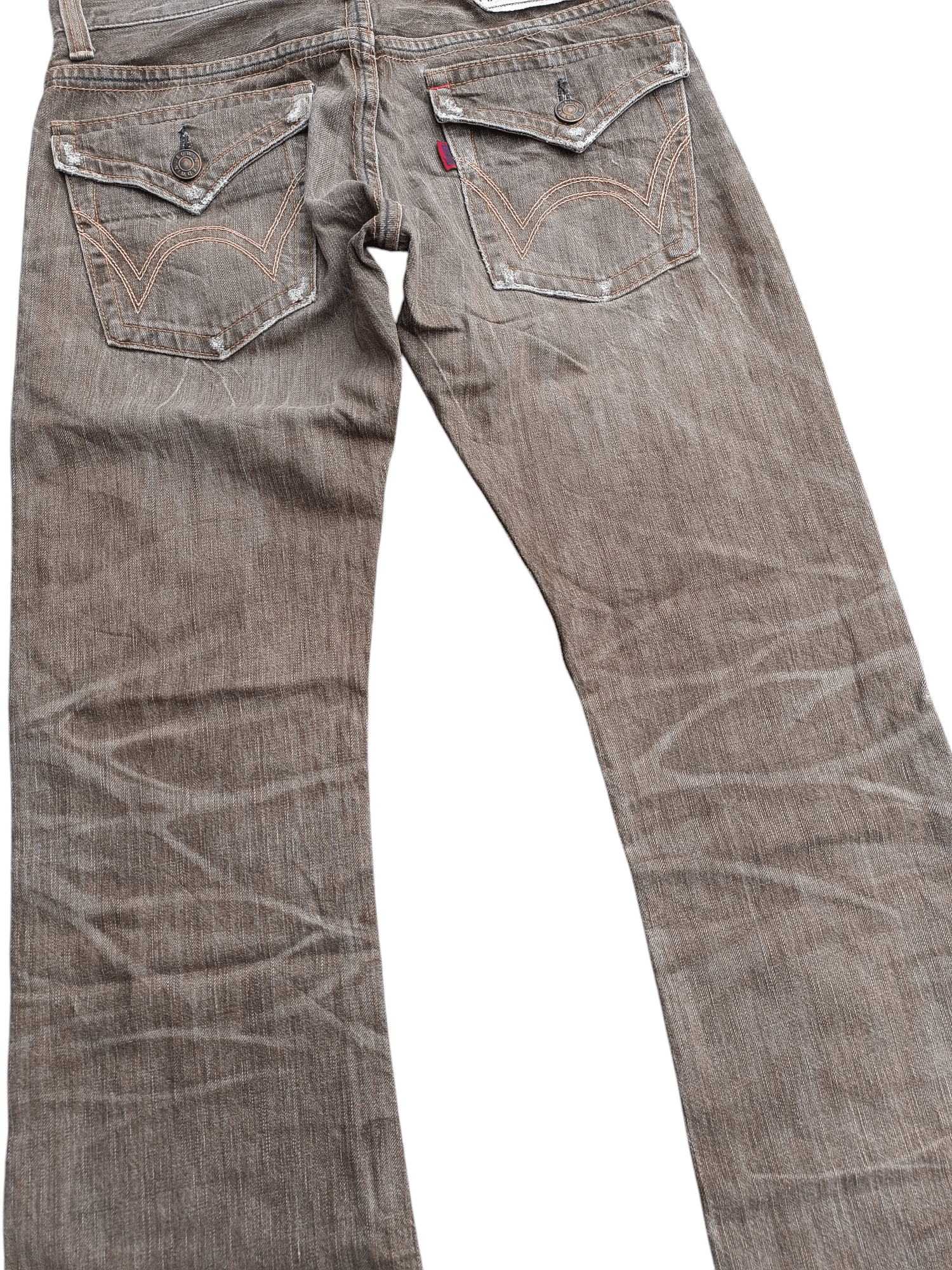 Edwin Flare 90s Style Edwin 503 Flare Blue Trip Faded Jeans Size US 32 / EU 48 - 13 Thumbnail