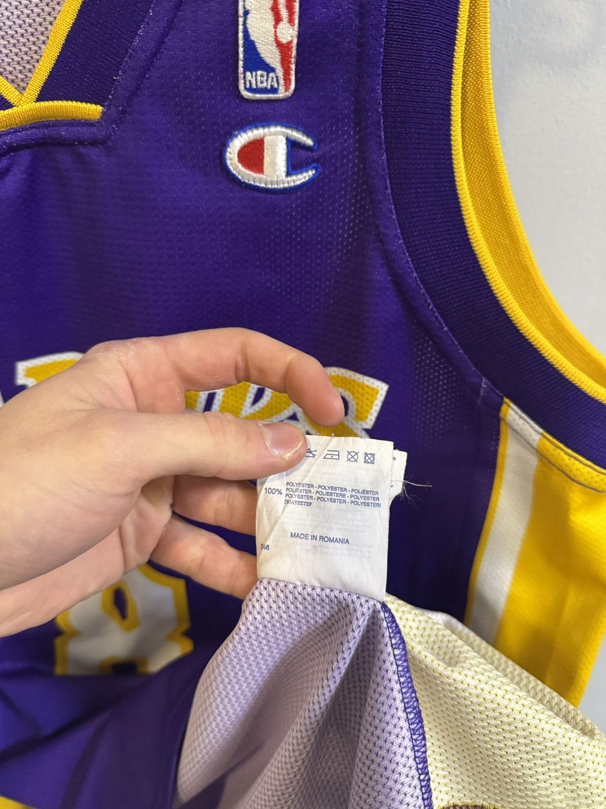 Champion × NBA × Vintage Vintage Kobe Bryant Los Angeles Lakers Rookie Jersey 8 Size US S / EU 44-46 / 1 - 7 Thumbnail