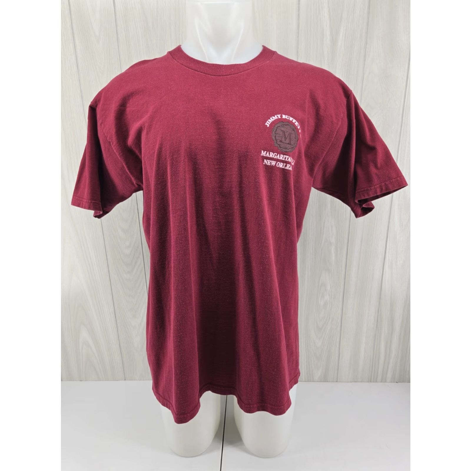 Fruit Of The Loom VINTAGE Margaritaville Tequila Mens Red New Orleans T-shirt XL Shirt Size US XL / EU 56 / 4 - 3 Thumbnail