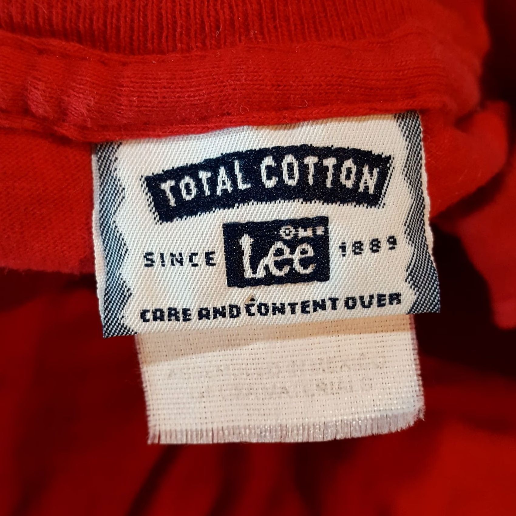 Lee VINTAGE Lee Christmas Tree Teacher T-Shirt Mens Medium Red 90s Y2K Retro Cartoon Holiday Xmas Graphic Print Xmas Tree Gift Size US M / EU 48-50 / 2 - 6 Thumbnail