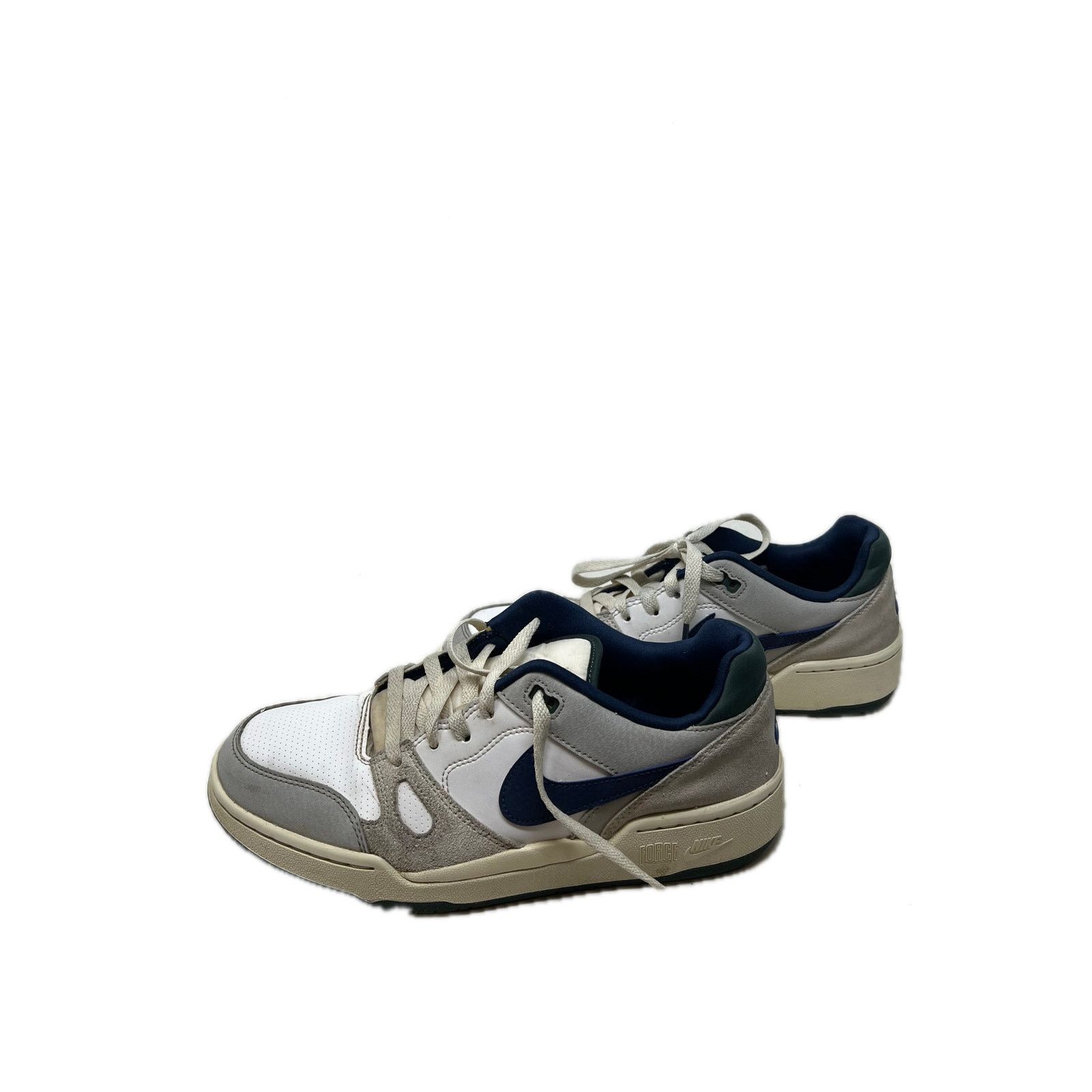 Nike Nike Full Force Low White Midnight Navy Green Mens 7.5 Size US 7.5 / EU 40-41 - 2 Thumbnail