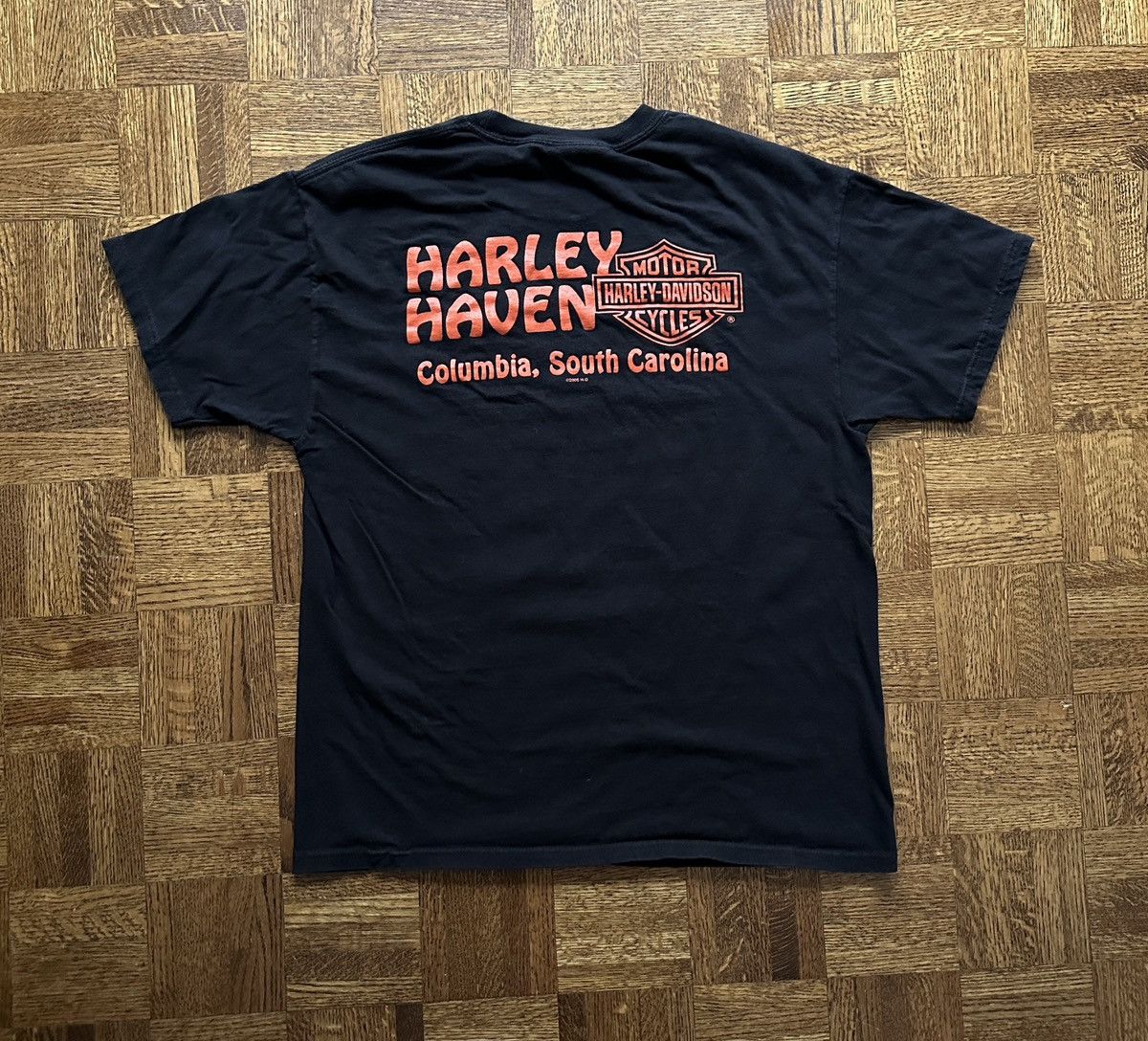 Harley Davidson Vintage Y2K Harley Davidson Top Dawg Bulldog Graphic Tee Size US L / EU 52-54 / 3 - 2 Thumbnail