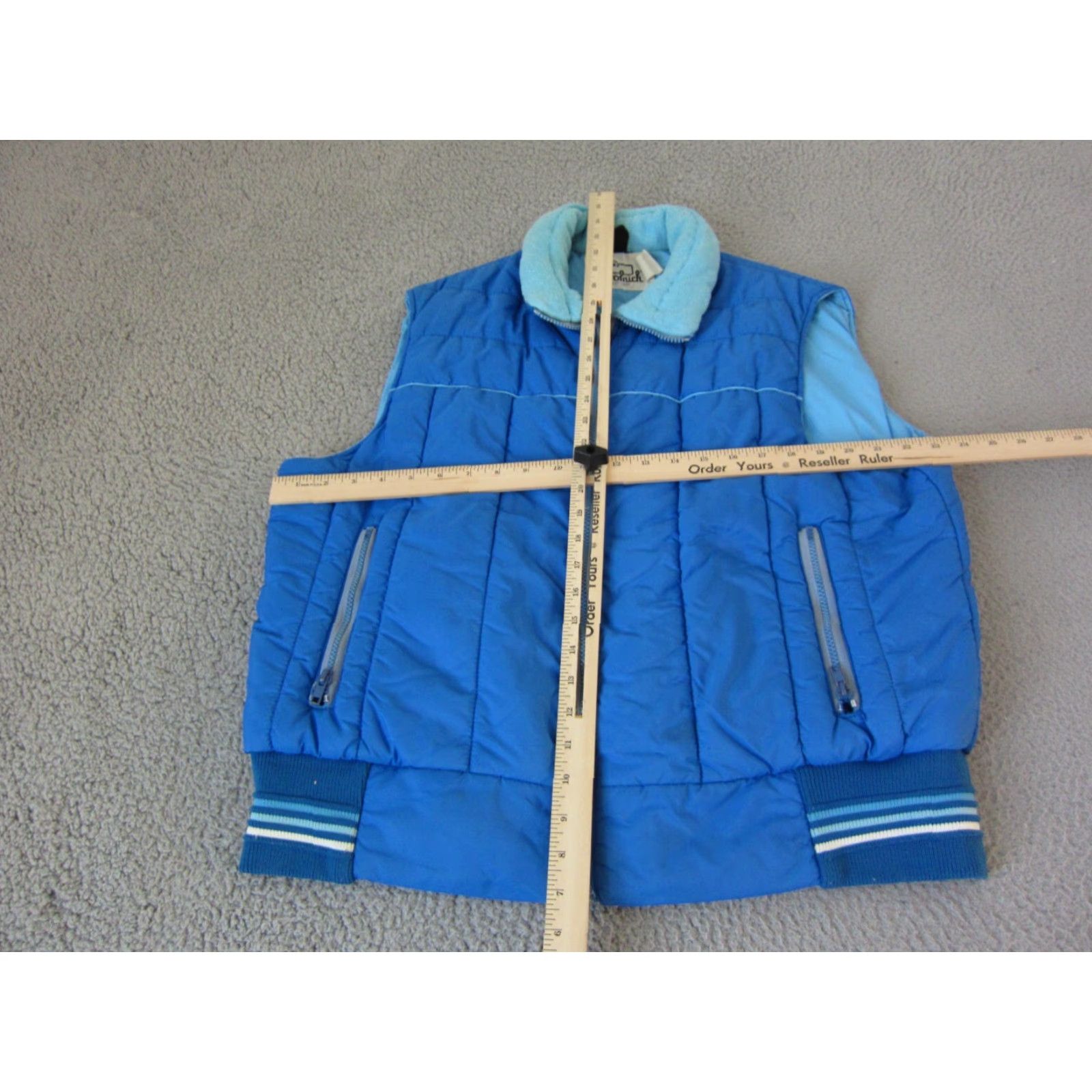 Vintage VINTAGE Woolrich Vest Womens XL Blue 80s Ski Parka Woolrich Vest XL Blue Women Decade Theme 80s Womens Size XL / US 12-14 / IT 48-50 - 7 Thumbnail
