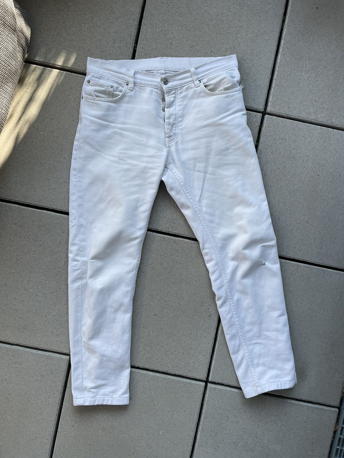 image of 90's Helmut Lang Ny Jeans in White, Men's (Size 33)