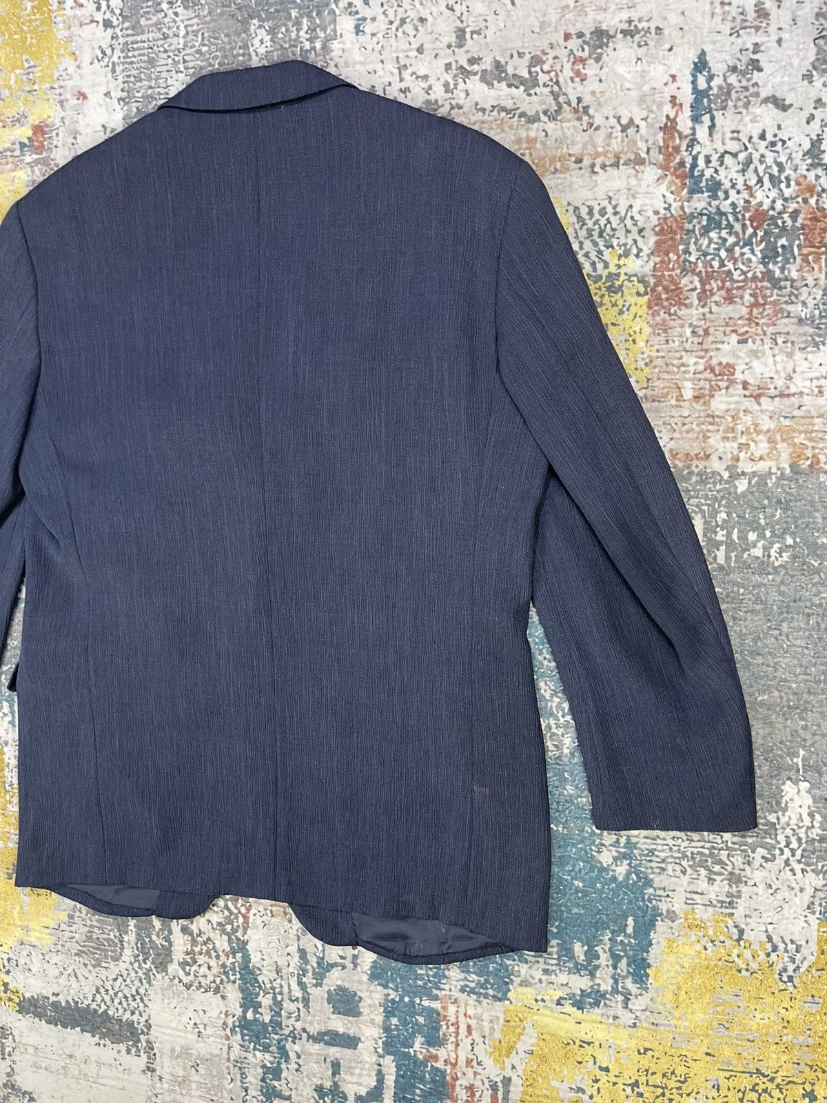 Japanese Brand D’Urban Modular Crumpled Weave Blazer Size US L / EU 52-54 / 3 - 5 Thumbnail