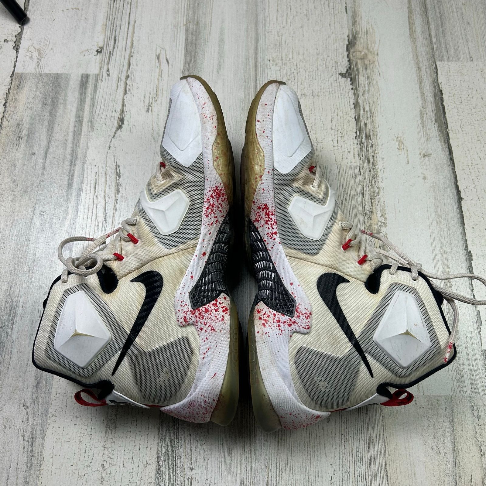 Nike Nike LeBron Friday The 13th - 807219-106 Shoes Size US 12 / EU 45 - 4 Thumbnail