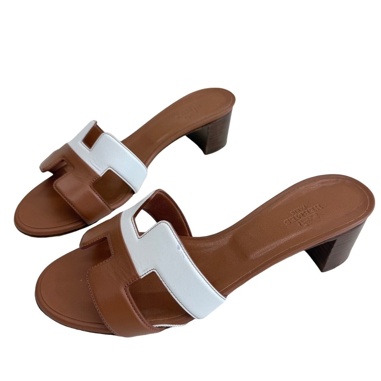 Hermes Hermes Oasis Leather Sandals Size 38 Size US 8 / IT 38 - 1 Thumbnail