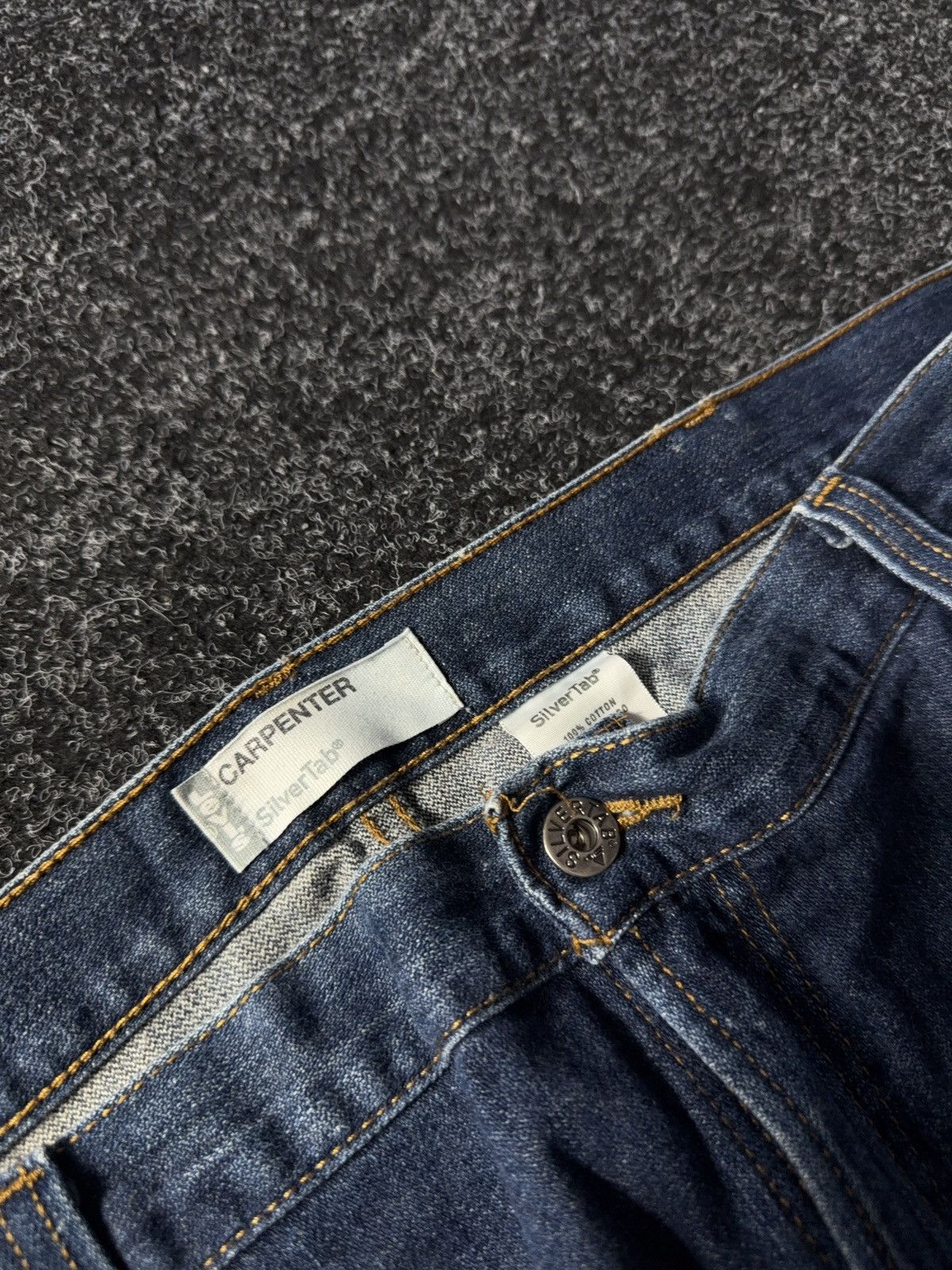 Carhartt × Levi's × Vintage Crazy vintage y2k Levi’s silver tab carpenter baggy jeans Size US 40 / EU 56 - 8 Thumbnail