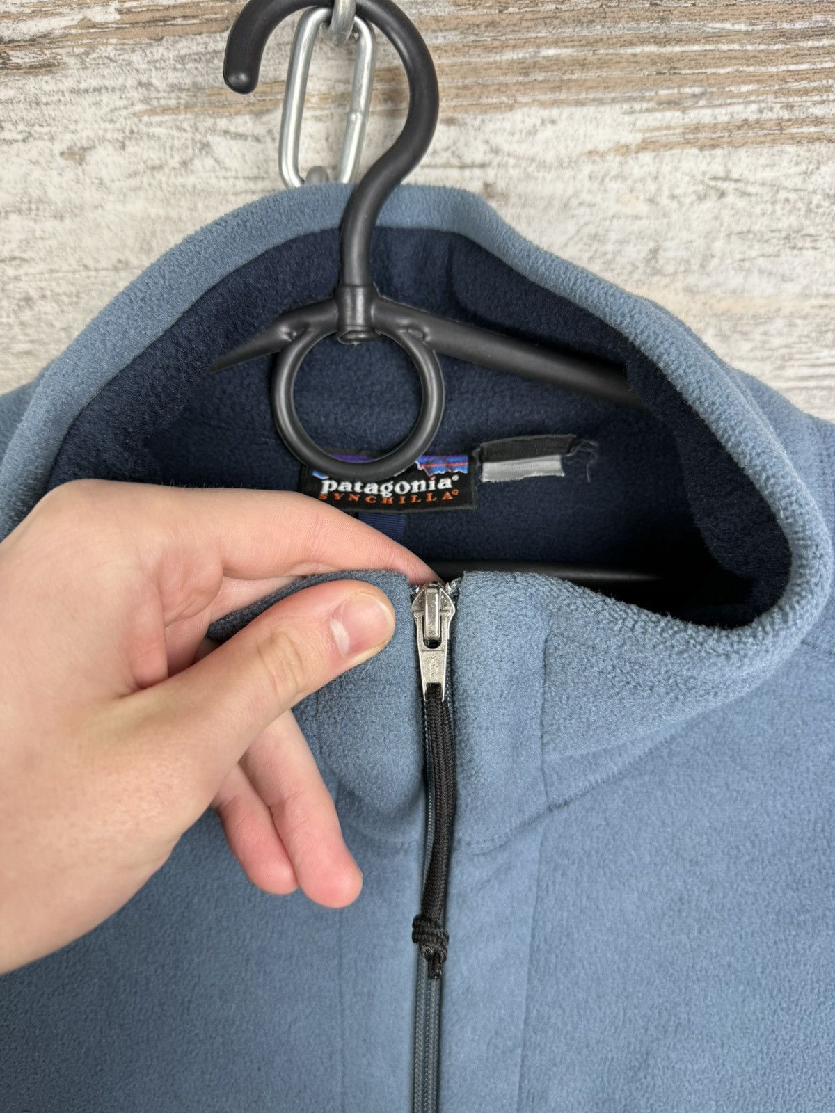 Patagonia Vintage Patagonia Synchilla Fleece Pullover Blue Size L Size US L / EU 52-54 / 3 - 11 Thumbnail