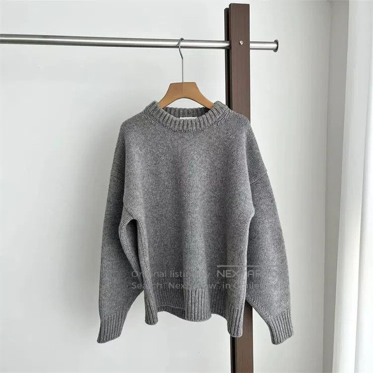 The Row Loose wool cashmere turtleneck sweater