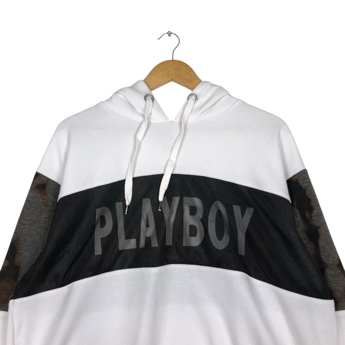 Japanese Brand × Playboy × Vintage Rare Playboy Sweatshirt Hoodie Net Logo Streetwear Large Size US L / EU 52-54 / 3 - 11 Thumbnail