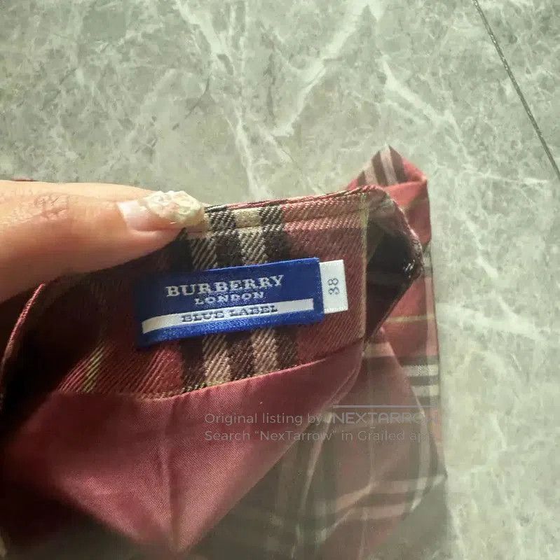 Burberry Burberry Color Block Wool Mini Skirt. Size 23" - 6 Thumbnail