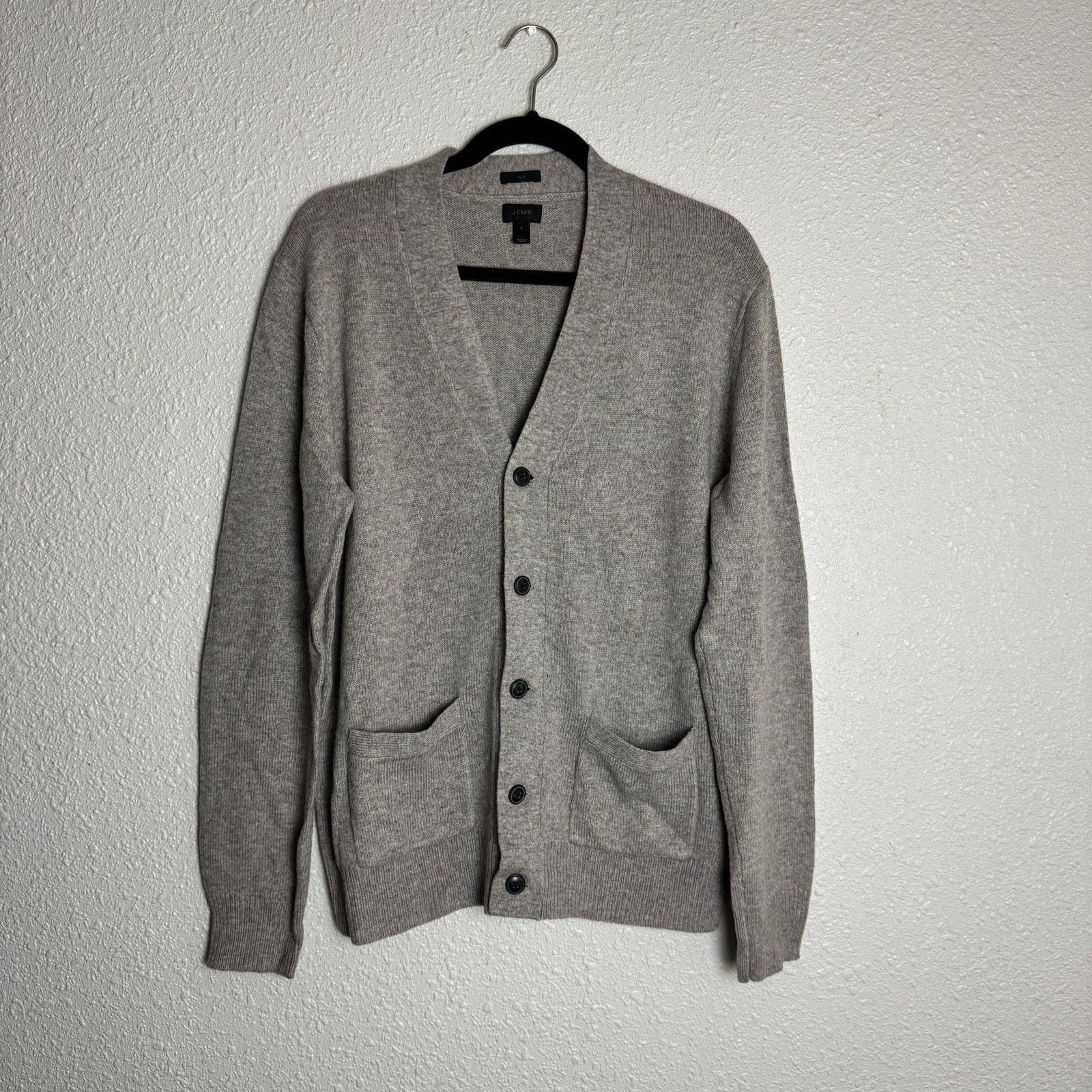 J.Crew J Crew Men’s Gray Cardigan Slim Fit Size Large Size US L / EU 52-54 / 3 - 1 Thumbnail