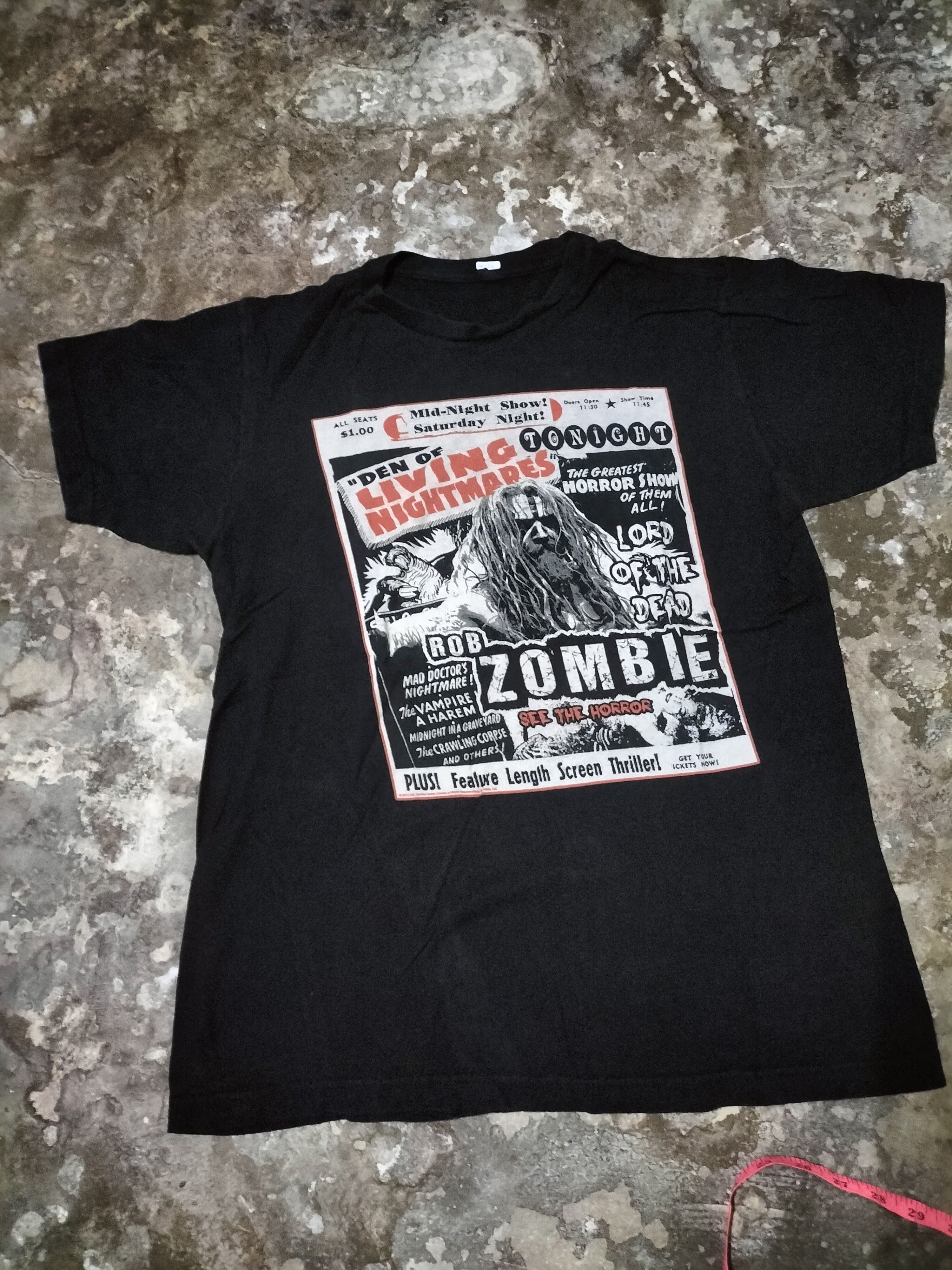 Band Tees Rob Zombie Promo Gig Album Arts band Fashion Size US S / EU 44-46 / 1 - 1 Thumbnail