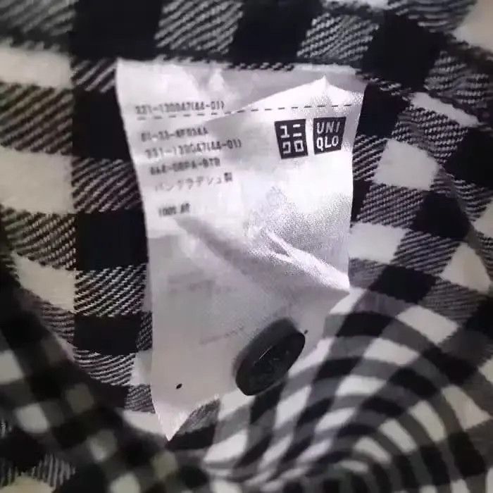Flannel Japanese Brand Uniqlo Plaid Tartan Flannel Shirt Size US L / EU 52-54 / 3 - 5 Thumbnail