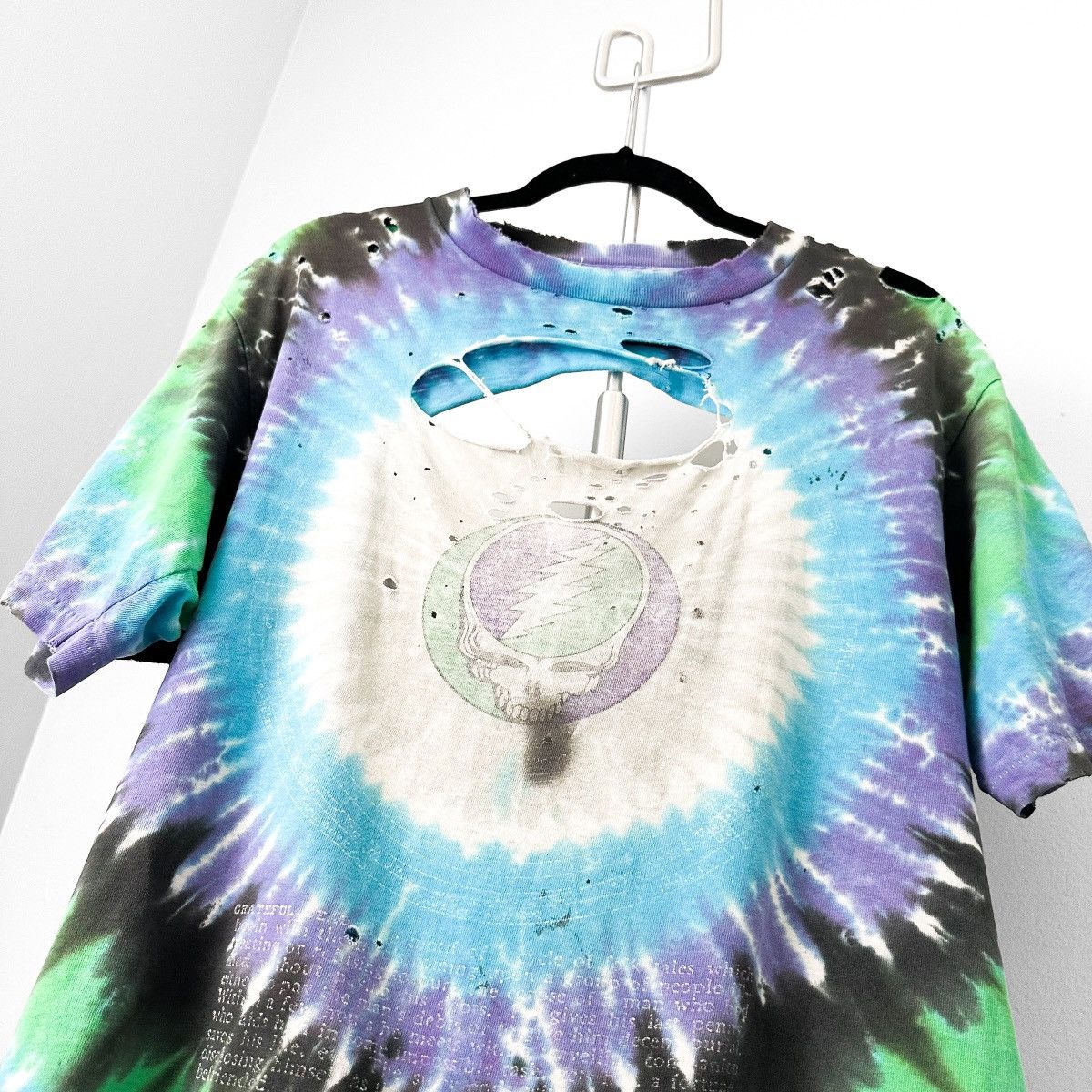 Grateful Dead 90’s THRASHED Grateful Dead Tie-Dye T-Shirt Size US L / EU 52-54 / 3 - 3 Thumbnail