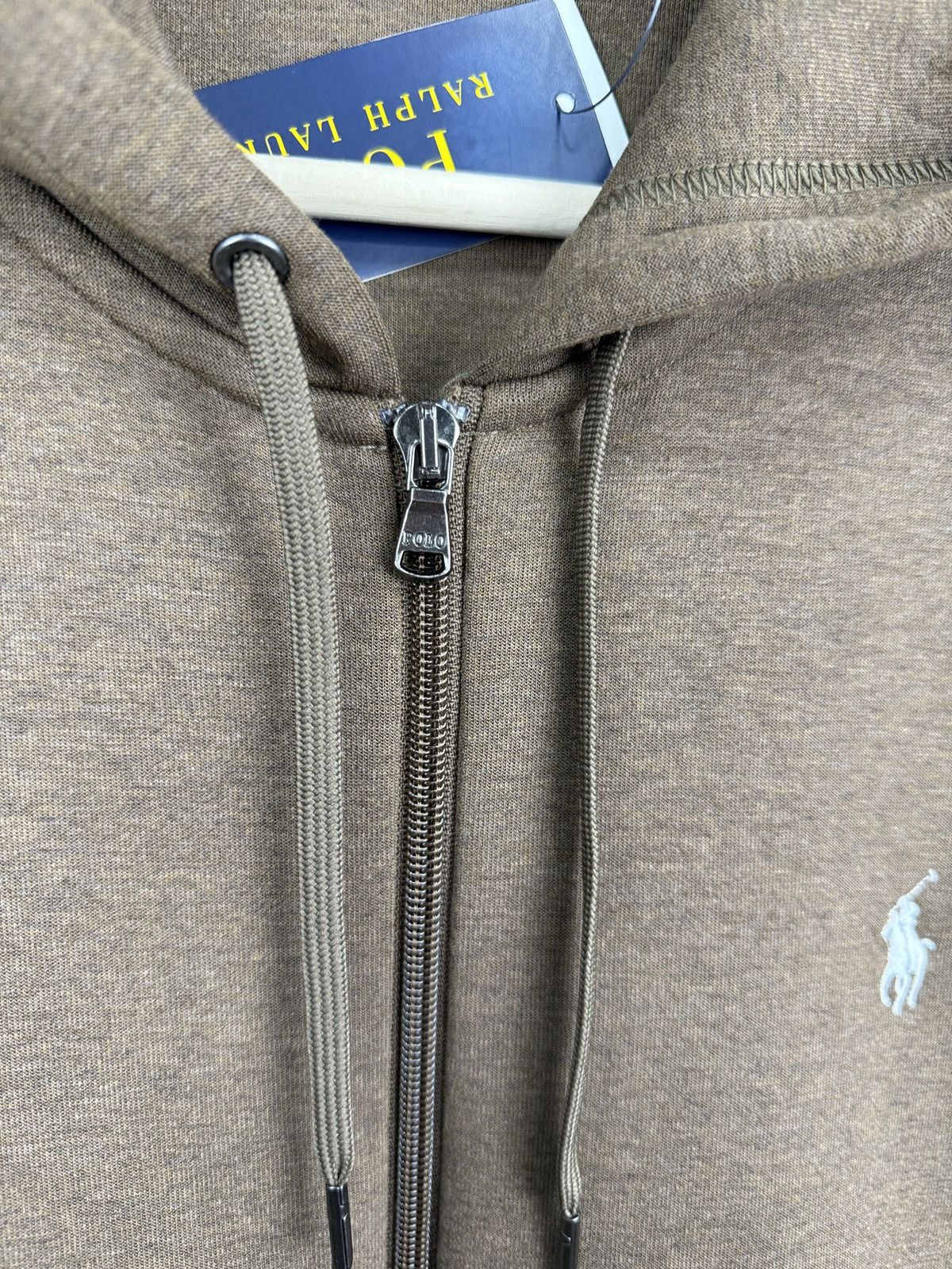 Polo Ralph Lauren 🇺🇸 NWT❗️Polo Ralph Lauren Double Knit Full Zip Hoodie Brown Size US M / EU 48-50 / 2 - 15 Thumbnail