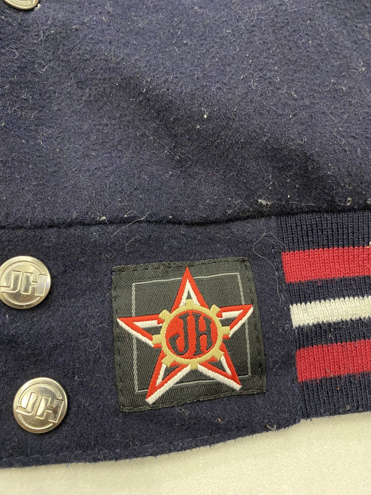 Jeff Hamilton Jeff Hamilton JF Design Cleveland Cavaliers wool logo jacket Size US XXL / EU 58 / 5 - 8 Thumbnail