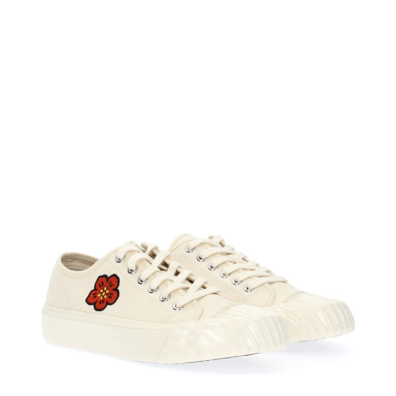 Kenzo ob1o1e1124 Fabric Sneakers in Beige Size US 5 / IT 35 - 2 Thumbnail