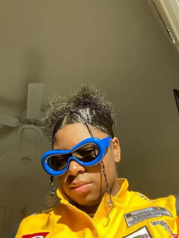 Electric Visual Blue Oval Candy Color Goggle Sun Glasses Size ONE SIZE - 4 Thumbnail