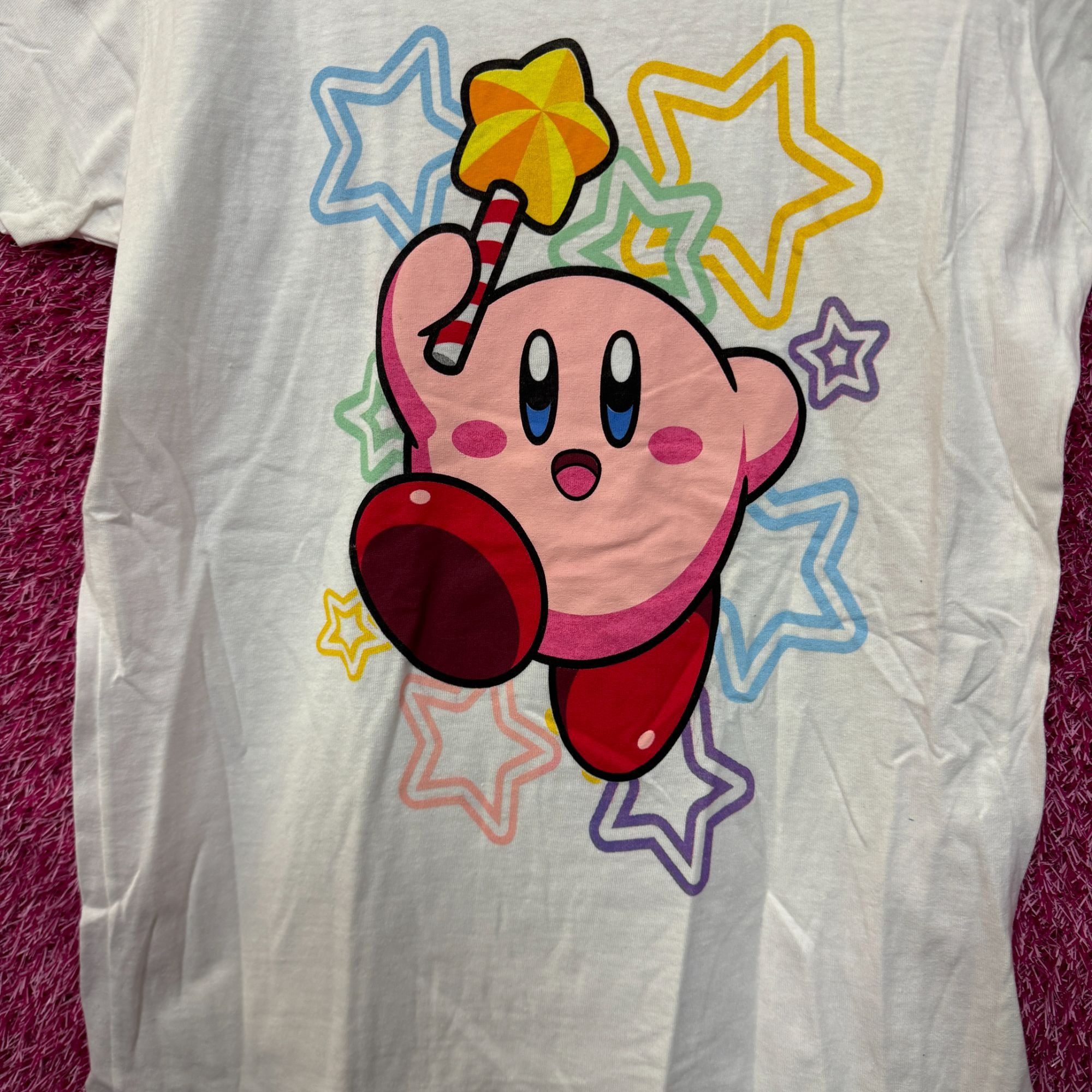 Nintendo Kirby Magic Star Wand Nintendo Womens T-shirt Size Medium Size M / US 6-8 / IT 42-44 - 2 Thumbnail