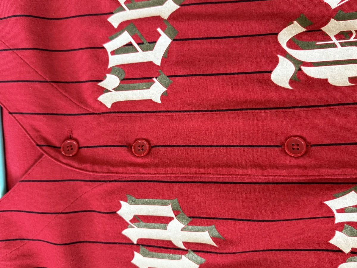 Supreme Supreme Red Baseball Button-Up Tee Size US M / EU 48-50 / 2 - 7 Thumbnail