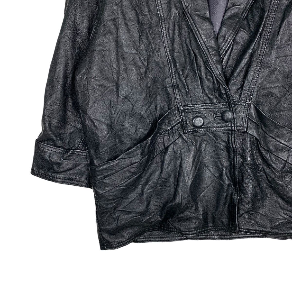 Other Vera Pelle Made In Italy Leather Jacket Size M / US 6-8 / IT 42-44 - 3 Thumbnail