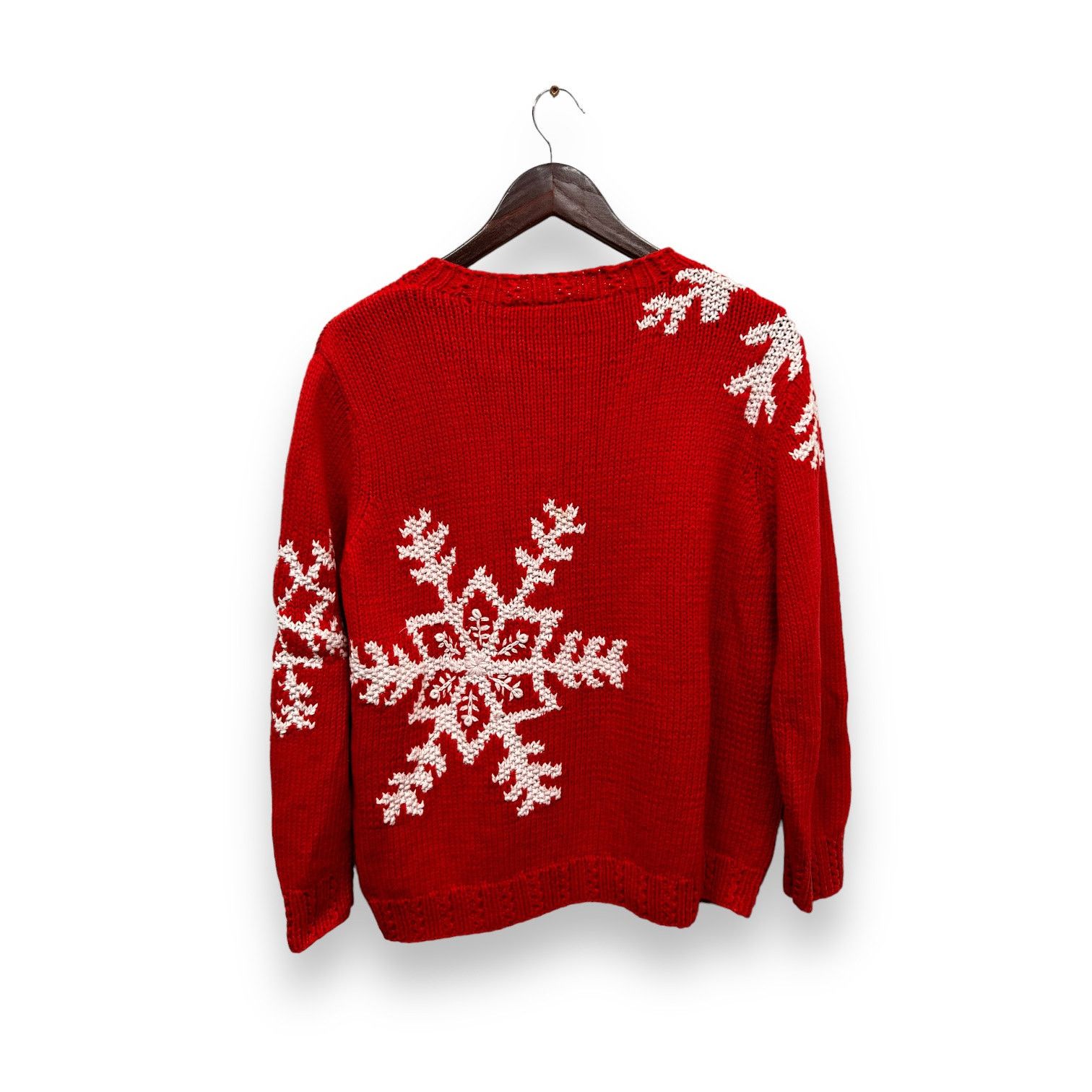 Vintage Vintage Knitted Snowflake Sweater Liz Claiborne Size Medium Size M / US 6-8 / IT 42-44 - 3 Thumbnail