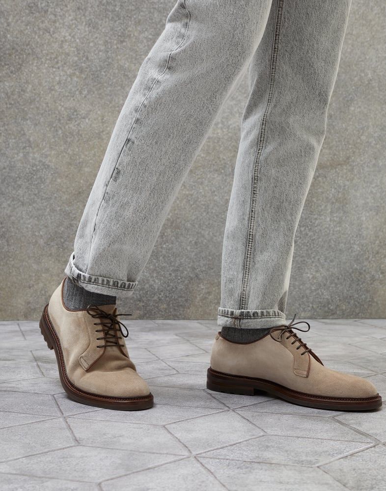 Brunello Cucinelli o1w1db10924 Shoe in Beige Size US 10 / EU 43 - 3 Thumbnail