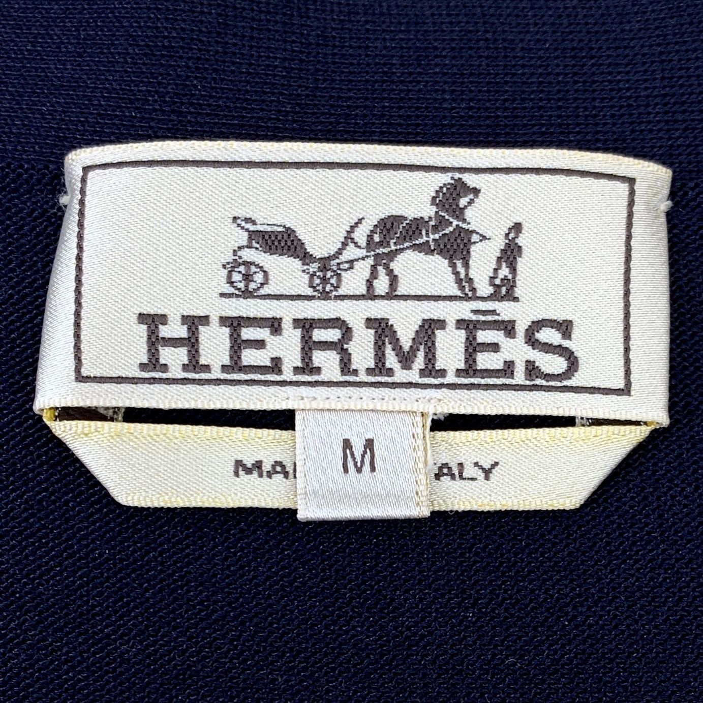 Hermes Hermès Purple Pattern Silk & Wool V-Neck Single-Breasted Car Size US M / EU 48-50 / 2 - 2 Thumbnail