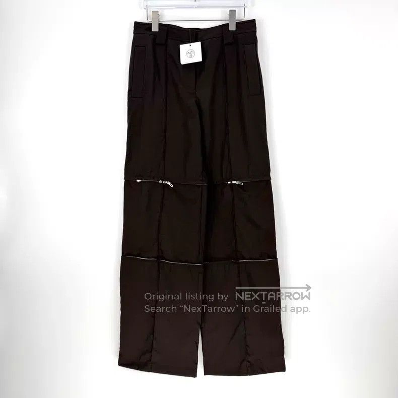 Hermes Hermes Beige Leg Zipper Design Pants Size 25" / US 0 / IT 36 - 3 Thumbnail