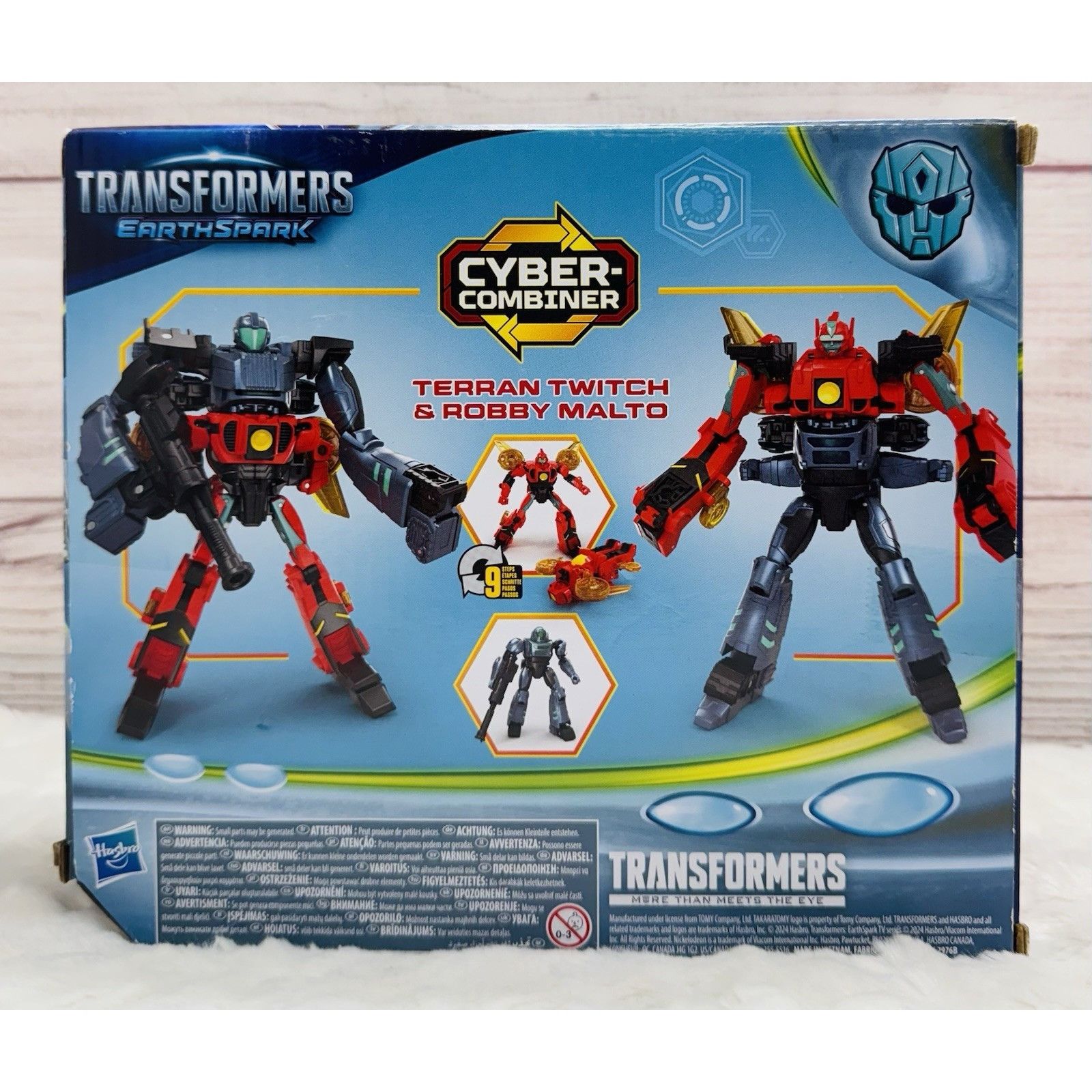 Other Hasbro Transformers EarthSpark Cyber-Combiner Terran Twitch Size ONE SIZE - 3 Thumbnail
