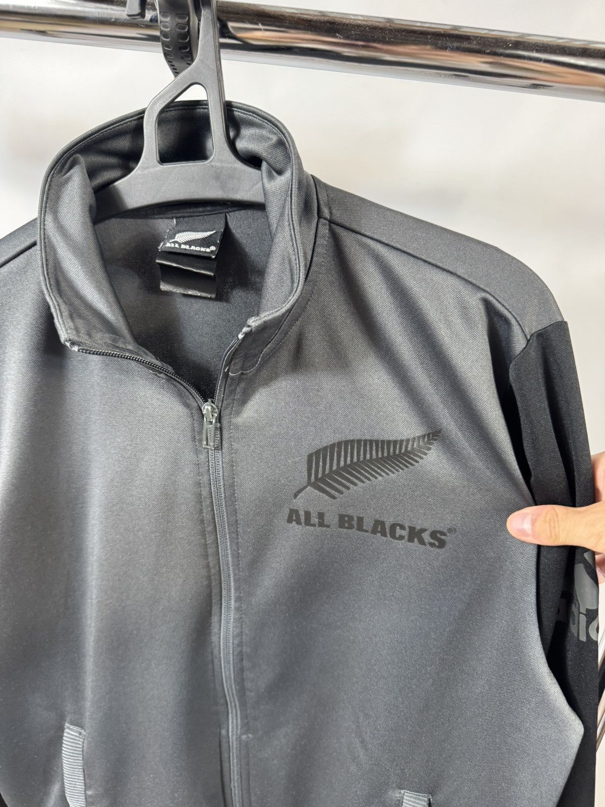 Adidas Adidas All Black Track Jacket Size US M / EU 48-50 / 2 - 3 Thumbnail