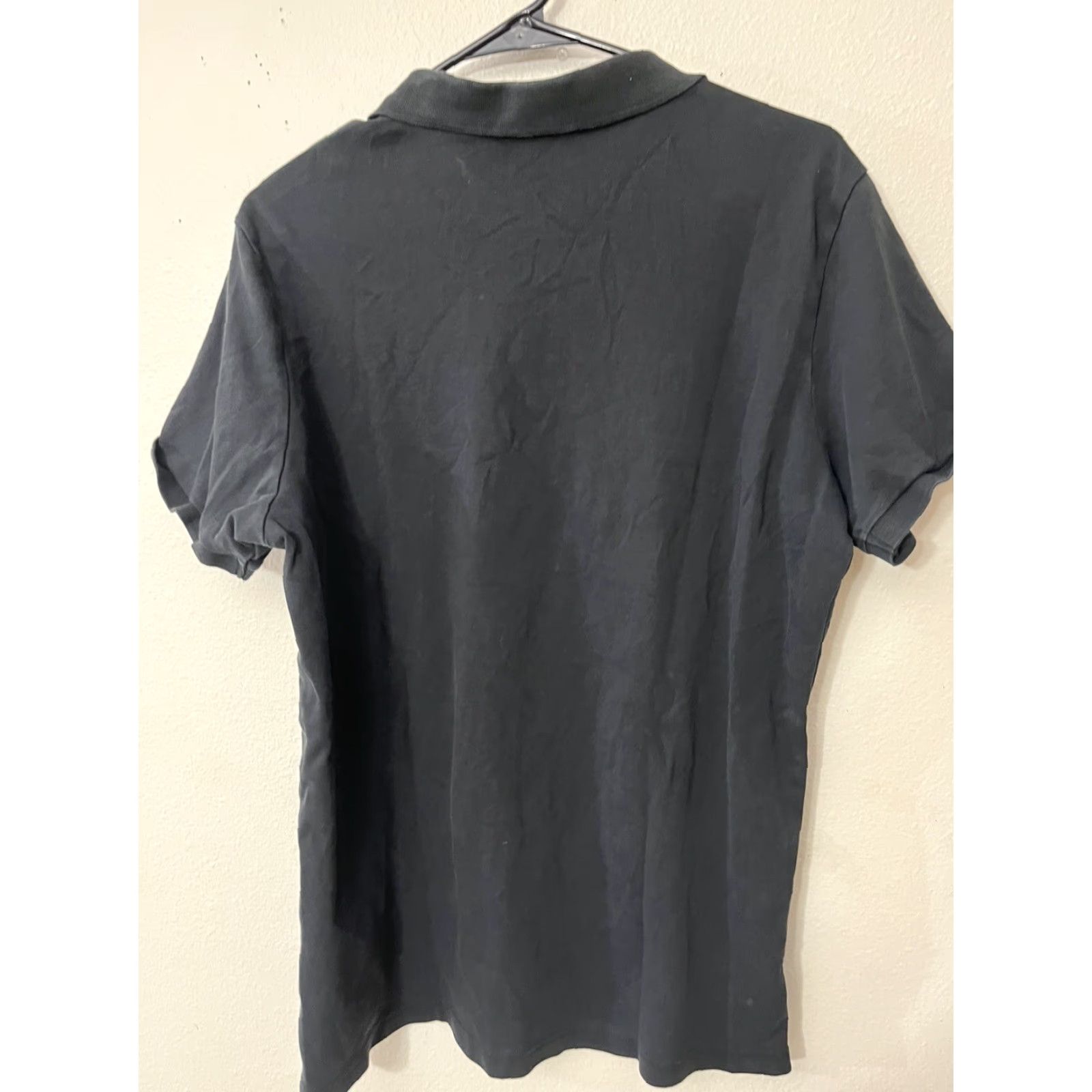 U.S. Polo Assn. VINTAGE U.S. Polo Assn. Polo Shirt Men L Black 100% Cotton Logo Luxury Feel Short Sleeve Collared Size US L / EU 52-54 / 3 - 3 Thumbnail
