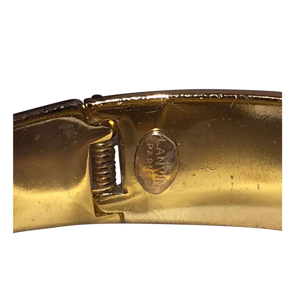 Lanvin Lanvin Modernist Inspired Gold Tone Bracelet Size ONE SIZE - 5 Thumbnail