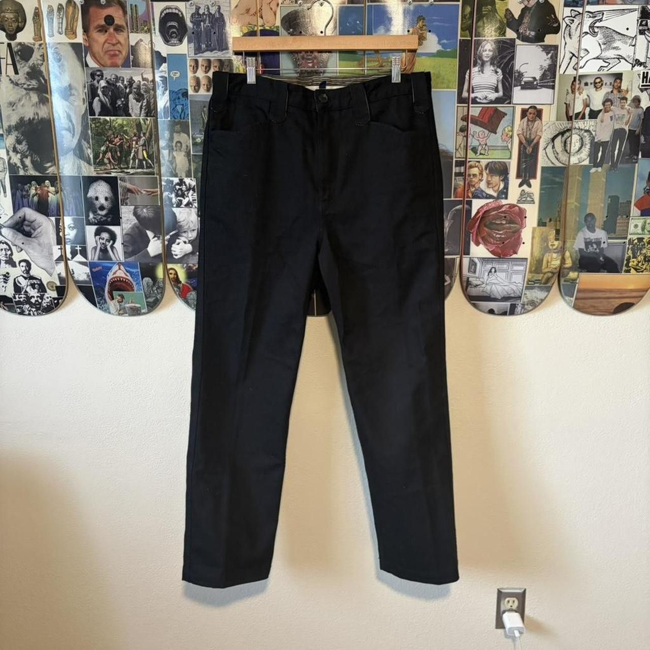 Freenote Cloth Freenote Cloth Duster Black Western Style Dress Pant ...