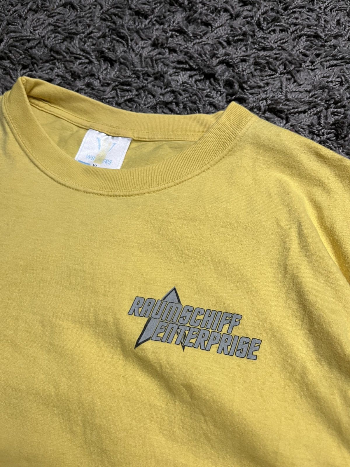 Vintage Vtg 90s Star Trek Raumschiff Enterprise German Promo Tee Size US XL / EU 56 / 4 - 3 Thumbnail