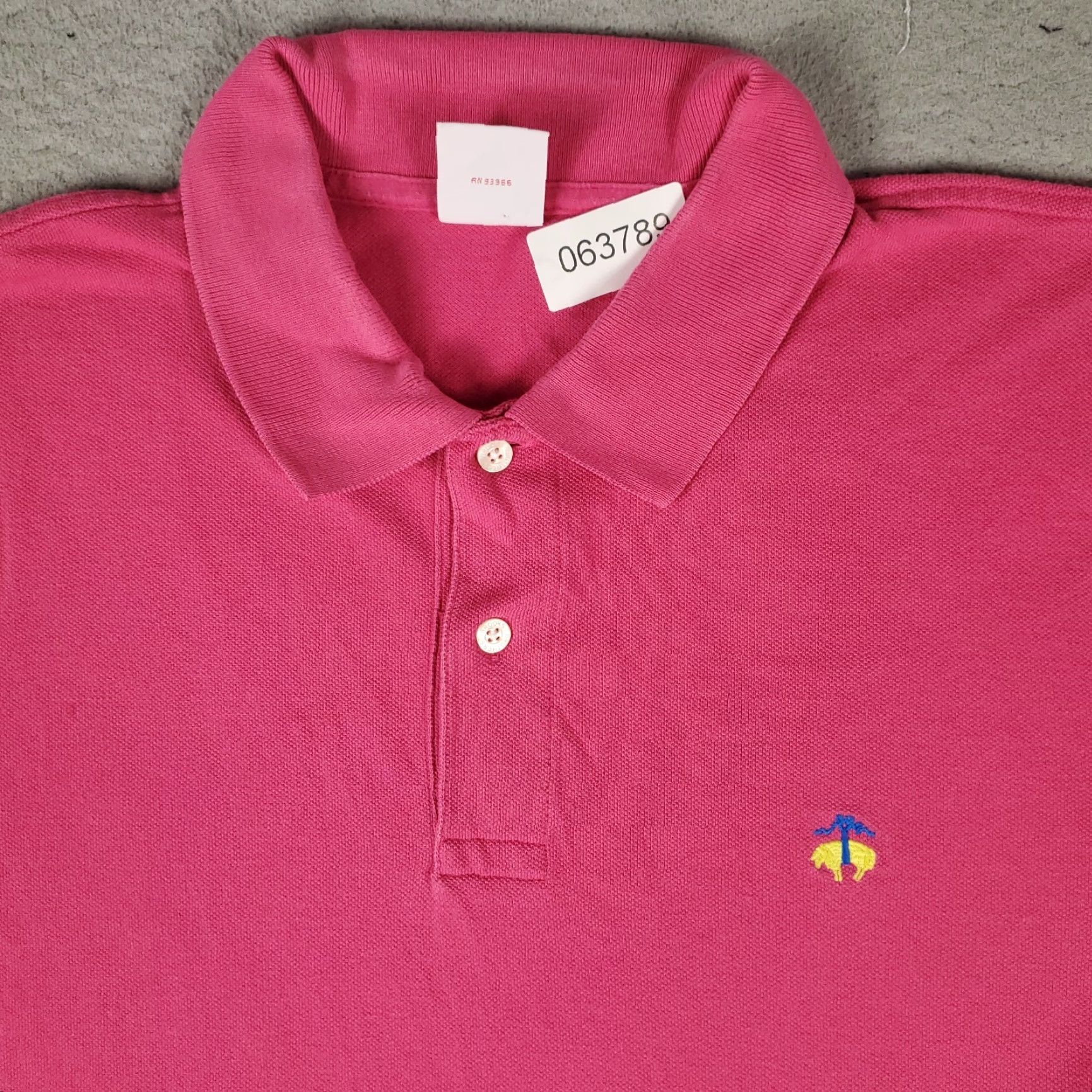 Brooks Brothers VINTAGE Brooks Brothers Polo Shirt Mens Large Pink Casual Short Sleeve L Polo Pink Brand Logo Classic Preppy Mens Size US L / EU 52-54 / 3 - 3 Thumbnail