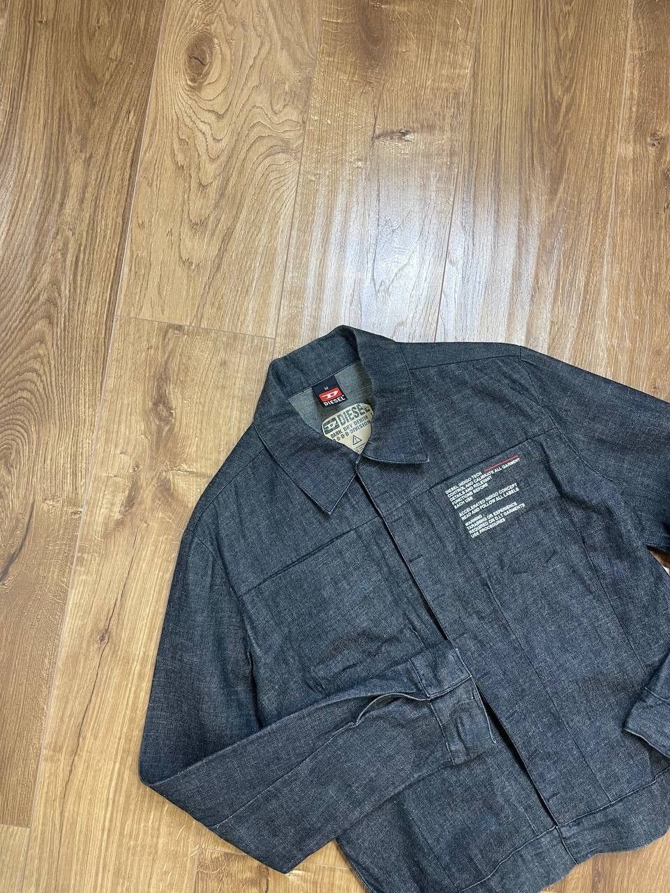 Diesel × Japanese Brand × Vintage Vintage 90’s Y2K Style Diesel Garment Jeans Overshirt Jacket Size US M / EU 48-50 / 2 - 2 Thumbnail