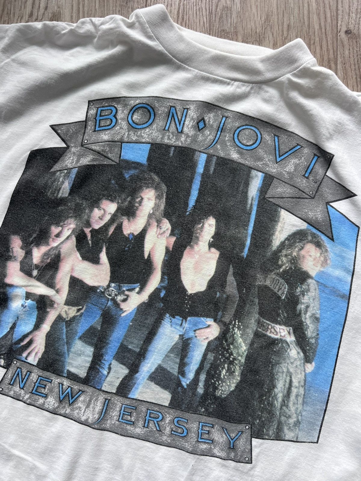 Vintage Vintage mega rare tee Bon Jovi 80’s Size US M / EU 48-50 / 2 - 7 Thumbnail
