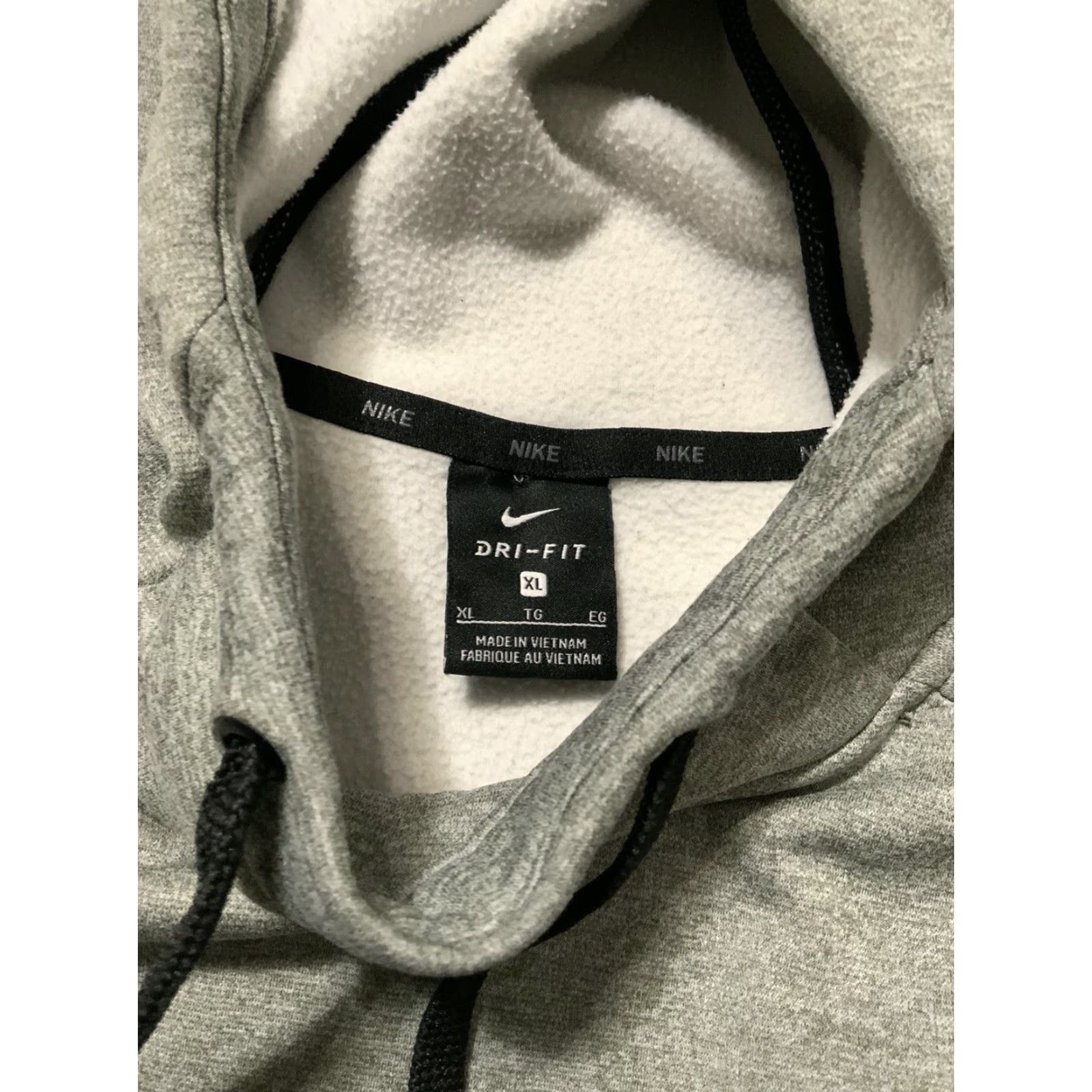 Nike Nike Dri Fit Therma Fleece Turtleneck Pullover Hoodie Gray XL Mens Hoodie Size US XL / EU 56 / 4 - 6 Thumbnail