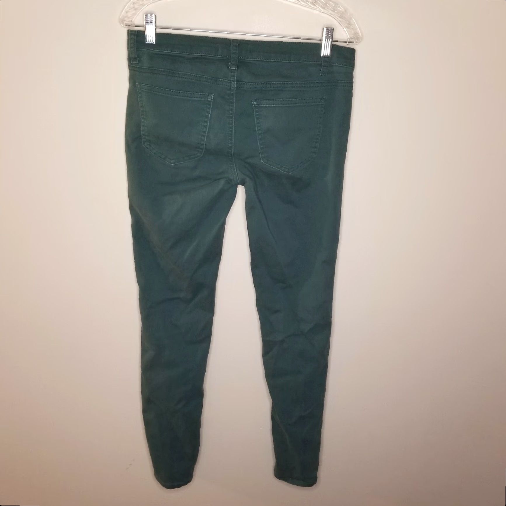 Forever 21 FOREVER 21 Green Skinny Jeans Womens Size 28 Regular Size 28" / US 6 / IT 42 - 4 Thumbnail